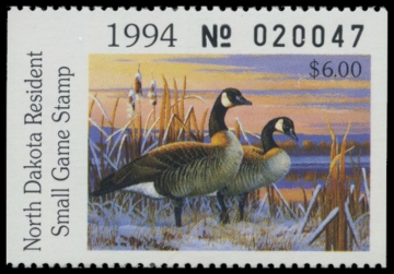 Picture of 1994 North Dakota Duck Stamp