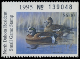Picture of 1995 North Dakota Duck Stamp
