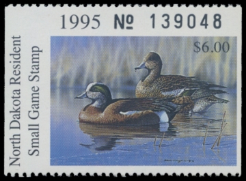 Picture of 1995 North Dakota Duck Stamp