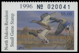 Picture of 1996 North Dakota Duck Stamp