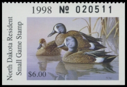 Picture of 1998 North Dakota Duck Stamp