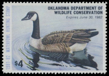 Picture of 1981 Oklahoma Duck Stamp