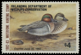 Picture of 1982 Oklahoma Duck Stamp