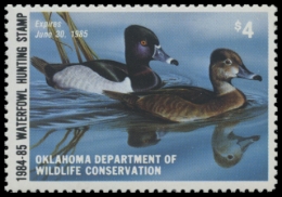 Picture of 1984 Oklahoma Duck Stamp