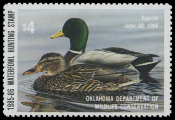 Picture of 1985 Oklahoma Duck Stamp