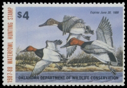 Picture of 1987 Oklahoma Duck Stamp