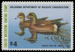 Picture of 1988 Oklahoma Duck Stamp