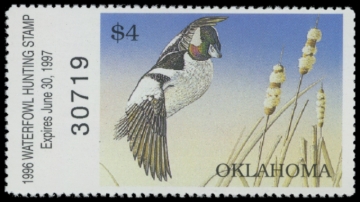 Picture of 1996 Oklahoma Duck Stamp