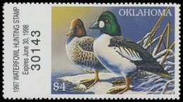 Picture of 1997 Oklahoma Duck Stamp