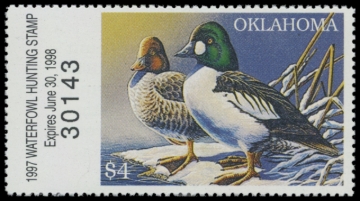 Picture of 1997 Oklahoma Duck Stamp