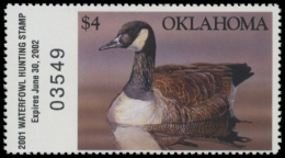 Picture of 2001 Oklahoma Duck Stamp