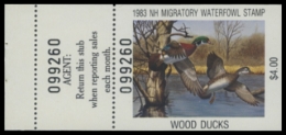 Picture of 1983 New Hampshire Duck Stamp - First of State