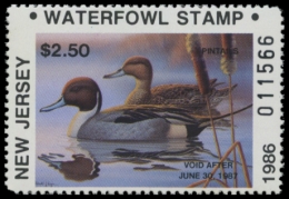 Picture of 1986 New Jersey Duck Stamp