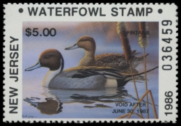 Picture of 1986 New Jersey Duck Stamp