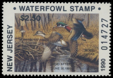 Picture of 1990 New Jersey Duck Stamp