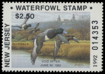 Picture of 1992 New Jersey Duck Stamp