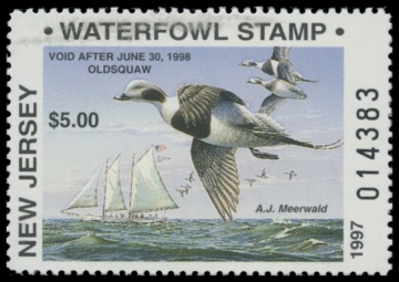 Picture of 1997 New Jersey Duck Stamp