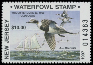 Picture of 1997 New Jersey Duck Stamp