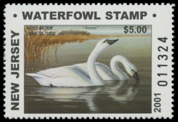 Picture of 2001 New Jersey Duck Stamp