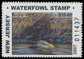 Picture of 2007 New Jersey Duck Stamp