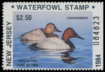 Picture of 1984 New Jersey Duck Stamp - First of State