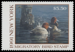Picture of 1991 New York Duck Stamp