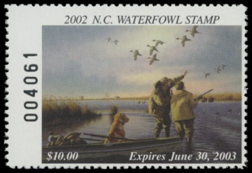 Picture of 2002 North Carolina Duck Stamp