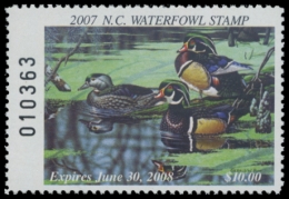 Picture of 2007 North Carolina Duck Stamp