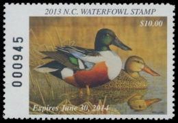 Picture of 2013 North Carolina Duck Stamp