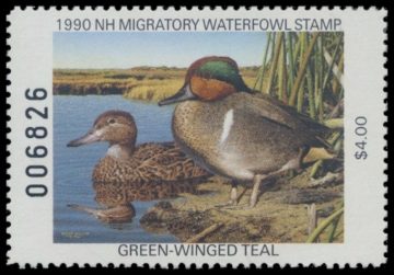 Picture of 1990 New Hampshire Duck Stamp