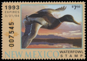 Picture of 1993 New Mexico Duck Stamp