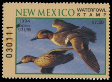 Picture of 1994 New Mexico Duck Stamp