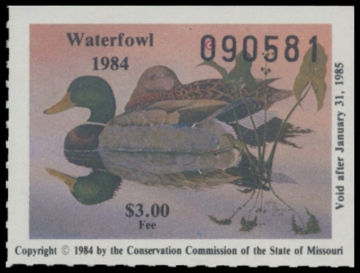 Picture of 1984 Missouri Duck Stamp