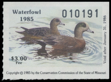 Picture of 1985 Missouri Duck Stamp