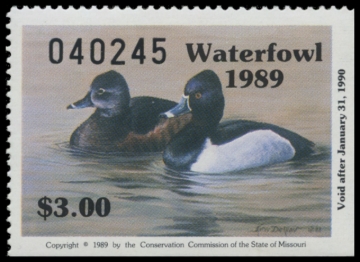 Picture of 1989 Missouri Duck Stamp