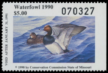 Picture of 1990 Missouri Duck Stamp