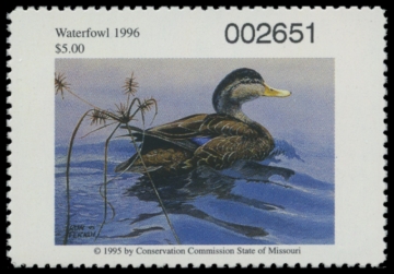 Picture of 1996 Missouri Duck Stamp
