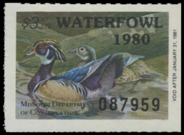 Picture of 1980 Missouri Duck Stamp