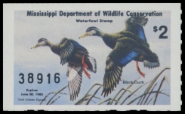 Picture of 1984 Mississippi Duck Stamp