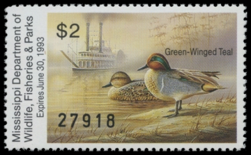Picture of 1992 Mississippi Duck Stamp