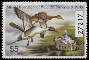 Picture of 1998 Mississippi Duck Stamp