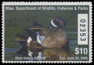 Picture of 2005 Mississippi Duck Stamp