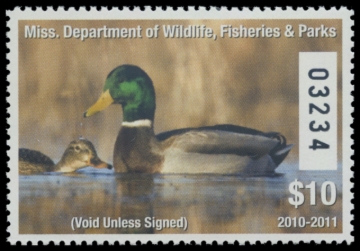 Picture of 2010 Mississippi Duck Stamp