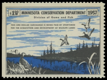 Picture of 1957 Minnesota Duck Stamp