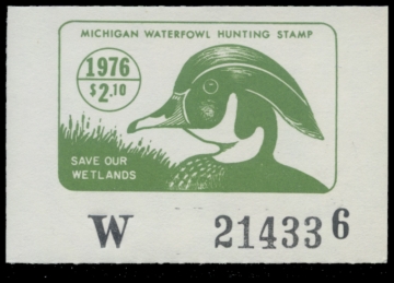 Picture of 1976 Michigan Duck Stamp - First of State