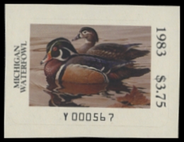 Picture of 1983 Michigan Duck Stamp