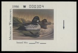Picture of 1986 Michigan Duck Stamp