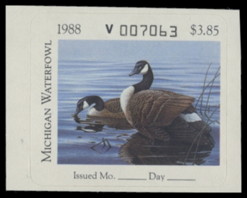 Picture of 1988 Michigan Duck Stamp