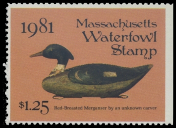 Picture of 1981 Massachusetts Duck Stamp