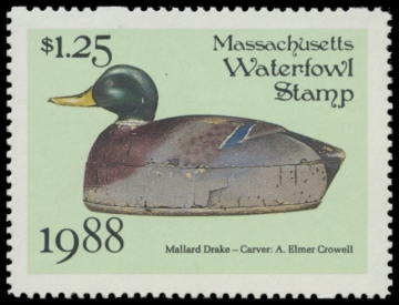 Picture of 1988 Massachusetts Duck Stamp